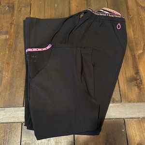 Black scrub set